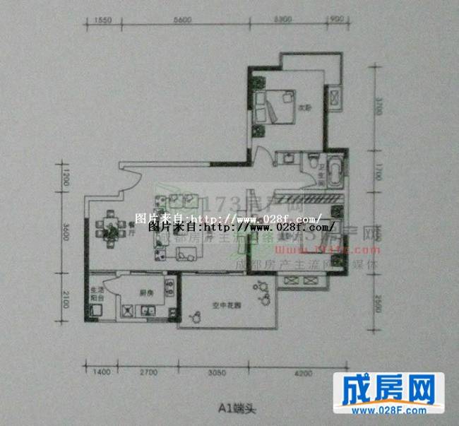 瀚林花园·林尚户型图,点击放大