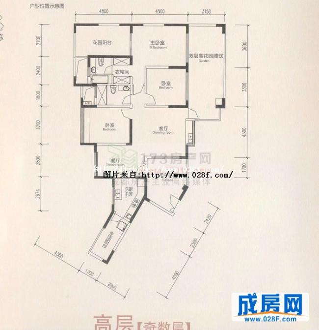 世豪金河谷户型图,点击放大