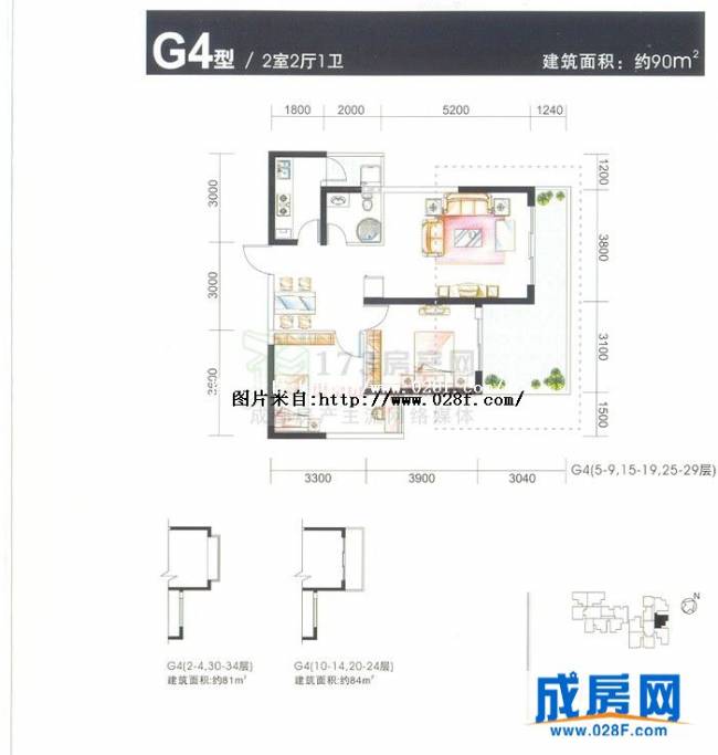 交大绿岭户型图,点击放大