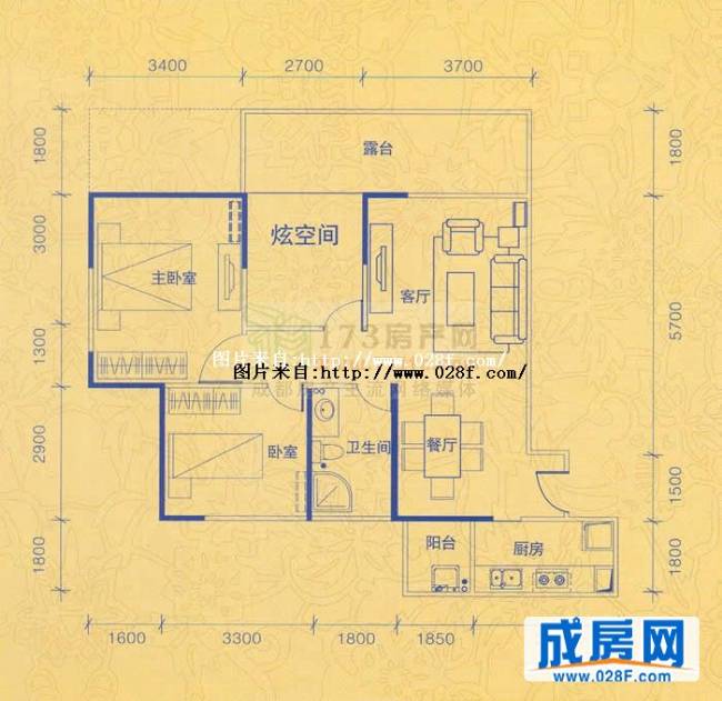 金科一城户型图,点击放大