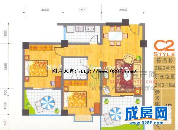 富临清江雅居户型图,点击放大
