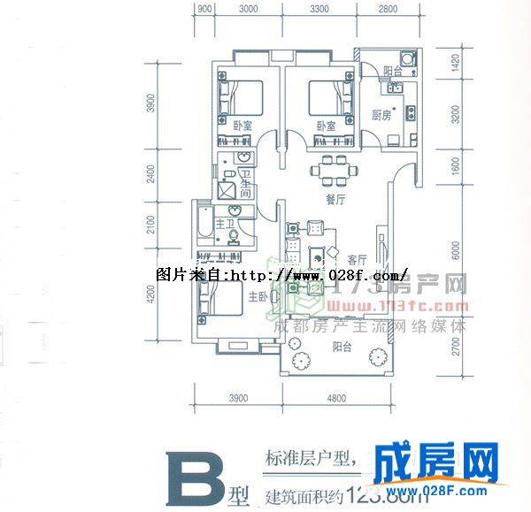 兴城丽景户型图,点击放大