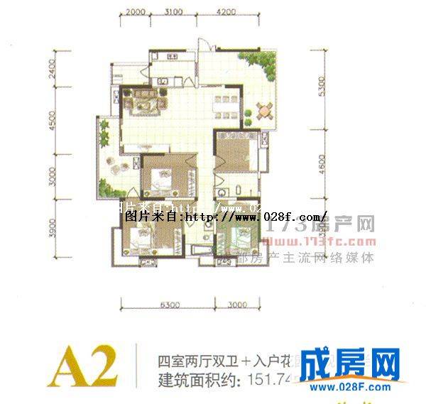 中铁双龙湾户型图,点击放大