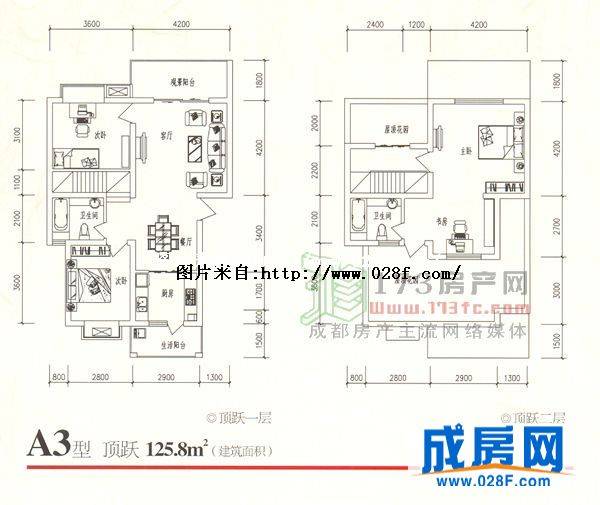天府·上河居户型图,点击放大