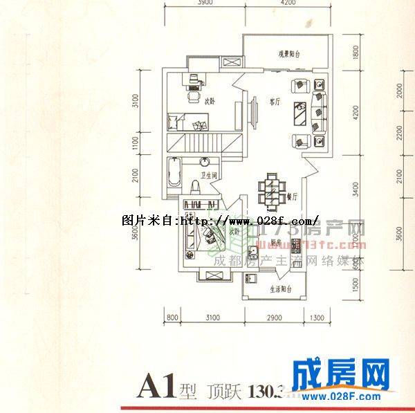 天府·上河居户型图,点击放大