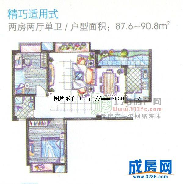 蓝岸丽景户型图,点击放大