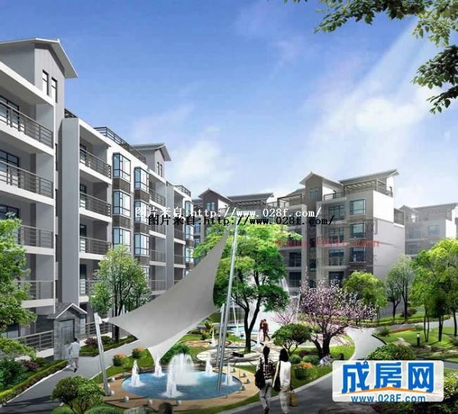 红枫别苑小区环境,点击放大