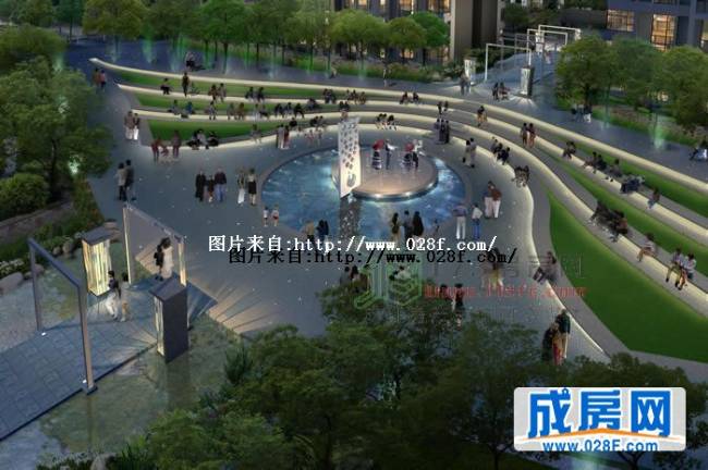 凯德风尚小区环境,点击放大
