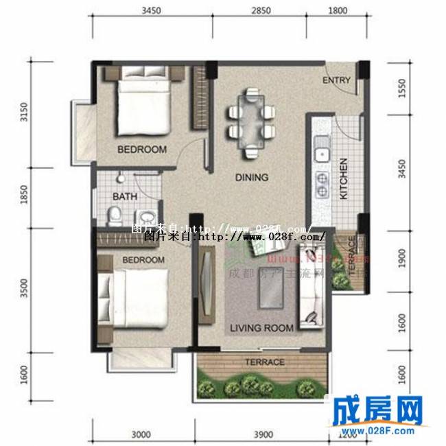 月光琉域户型图,点击放大