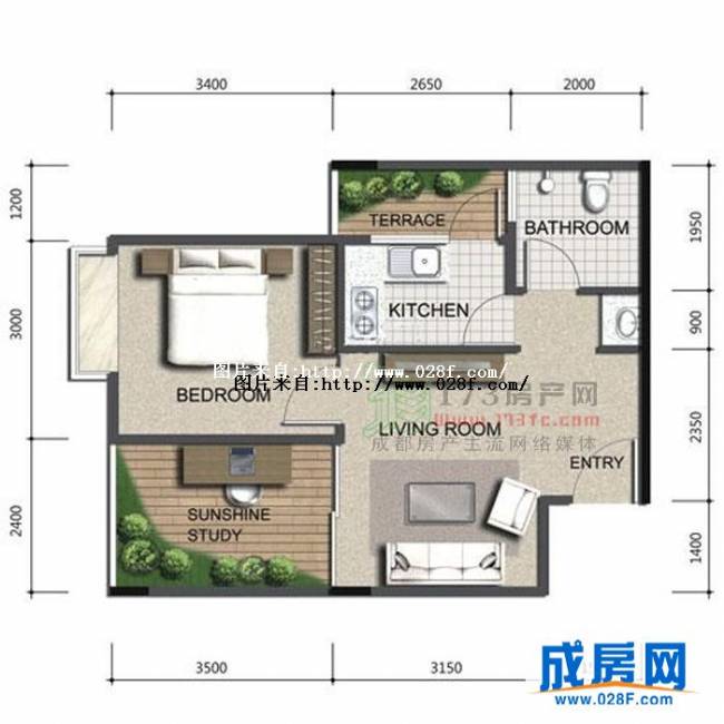 月光琉域户型图,点击放大