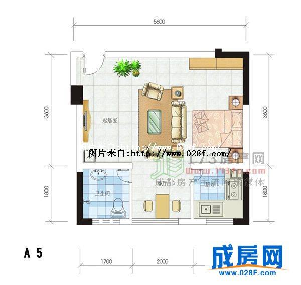晨光杰座户型图,点击放大