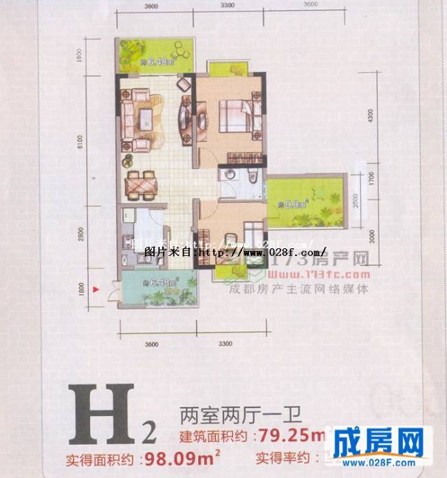 鑫盛白兰地户型图,点击放大