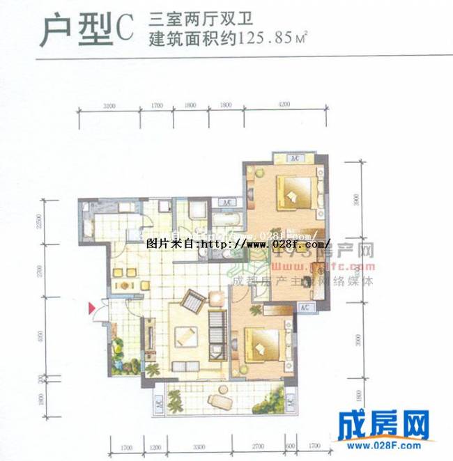 清江之春户型图,点击放大