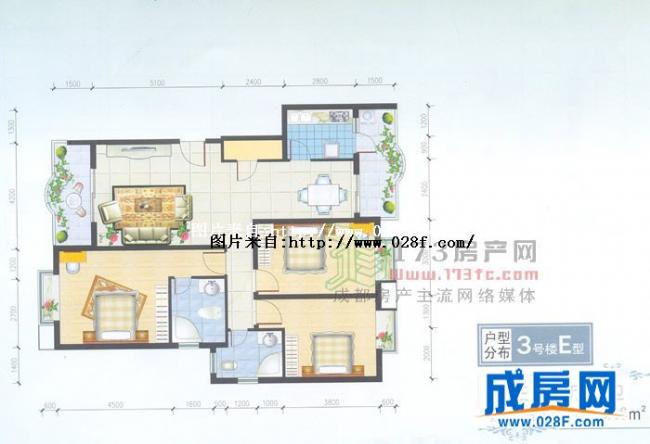 天邑华庭户型图,点击放大