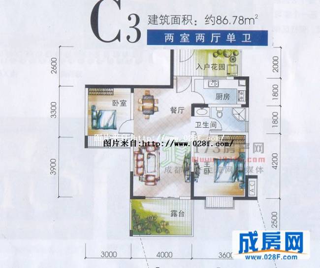 香域中央户型图,点击放大