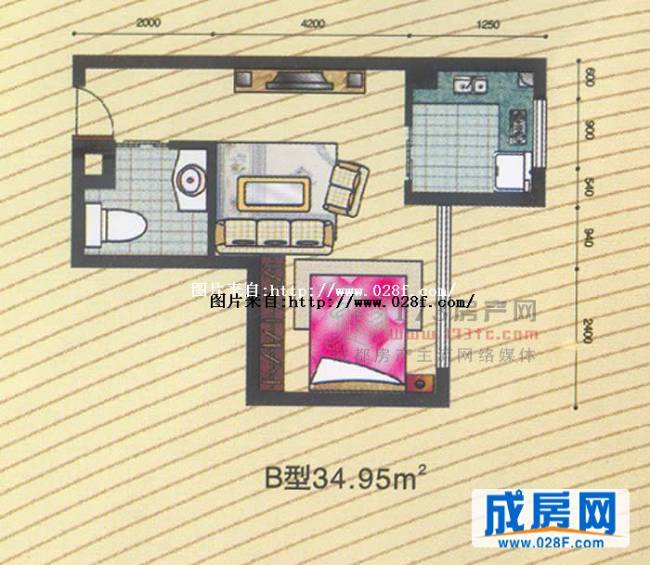 单飞·鑫雅苑户型图,点击放大