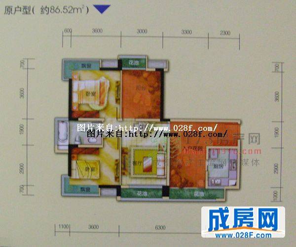 佳兆业丽晶港户型图,点击放大