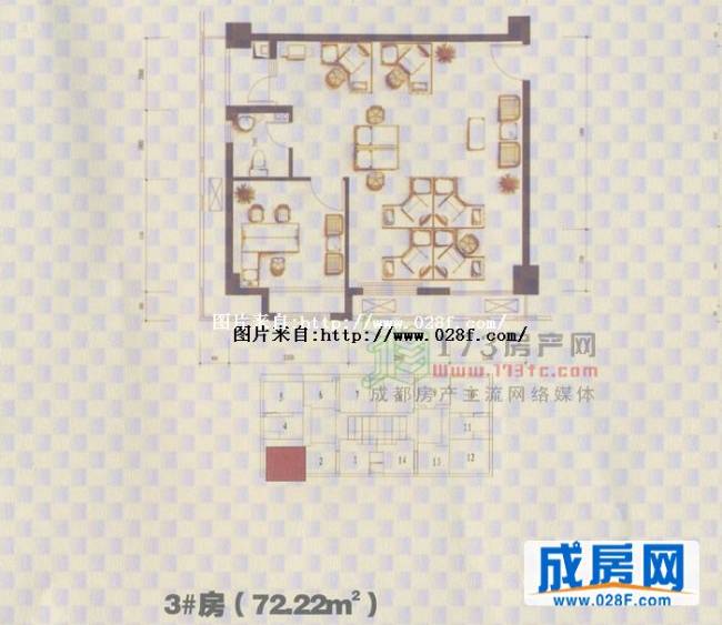 萧邦户型图,点击放大