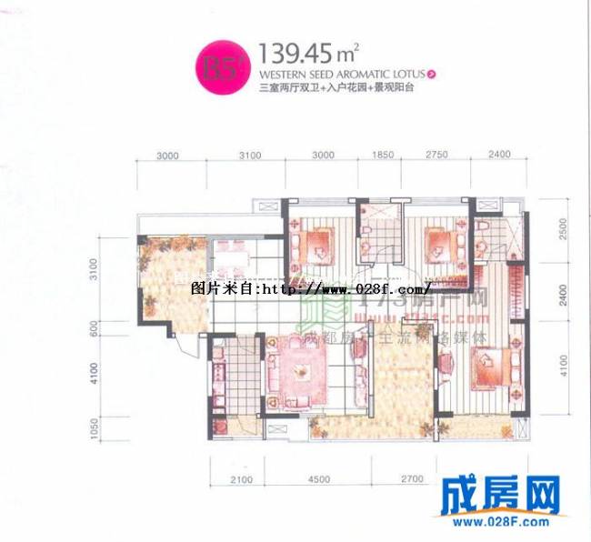 中铁西子香荷户型图,点击放大