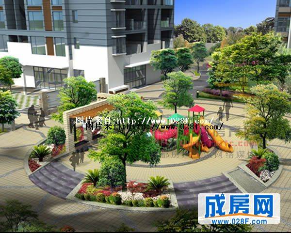 上行锦绣小区环境,点击放大