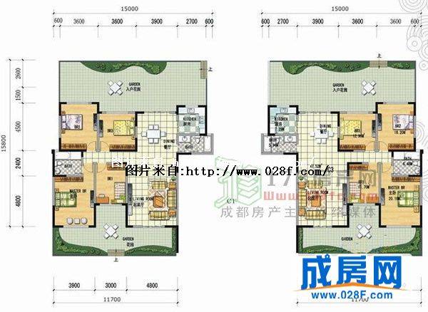 天府原里户型图,点击放大