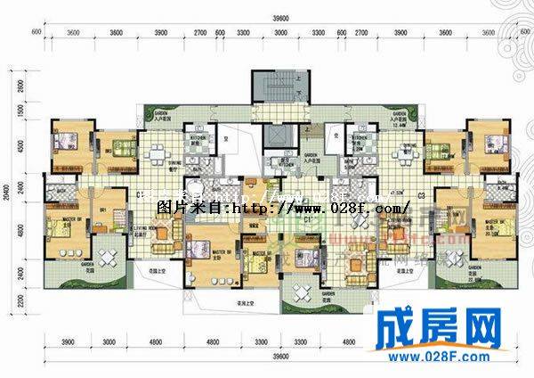 天府原里户型图,点击放大