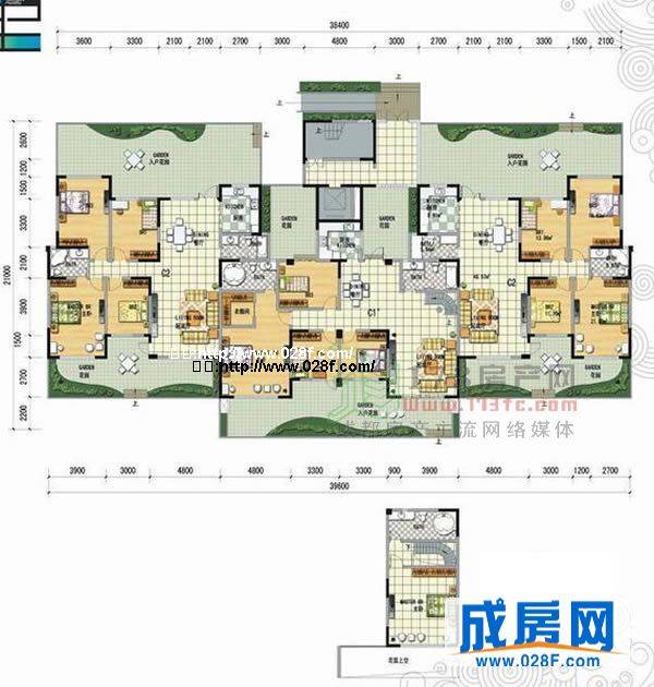 天府原里户型图,点击放大