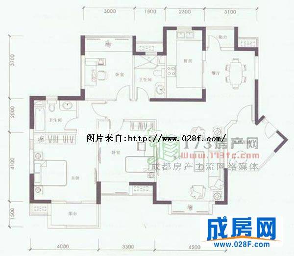 东骏湖景湾户型图,点击放大