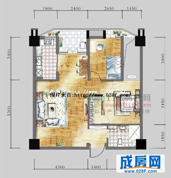 香月楠岸户型图,点击放大