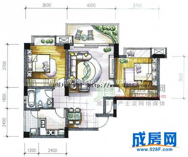 锦上南庭户型图,点击放大