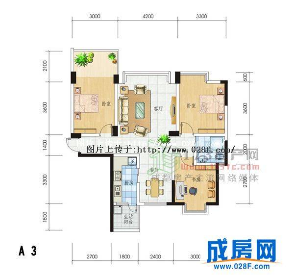 晨光杰座户型图,点击放大