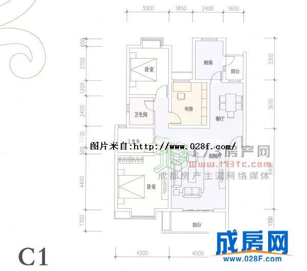 蓝岸丽景户型图,点击放大