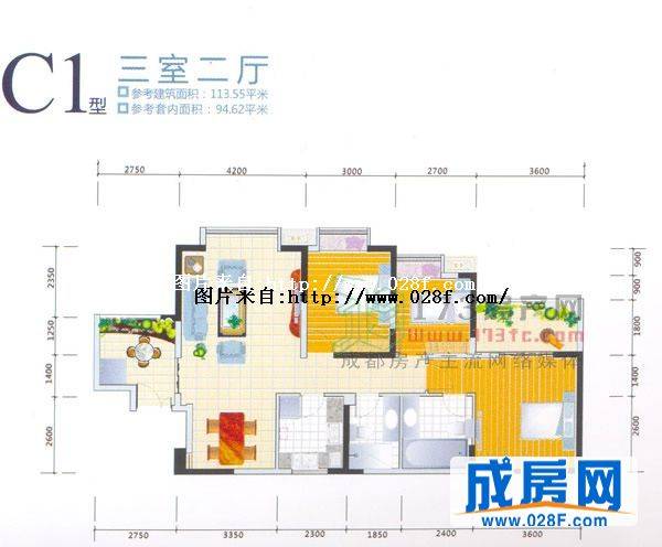 漫岭云天户型图,点击放大