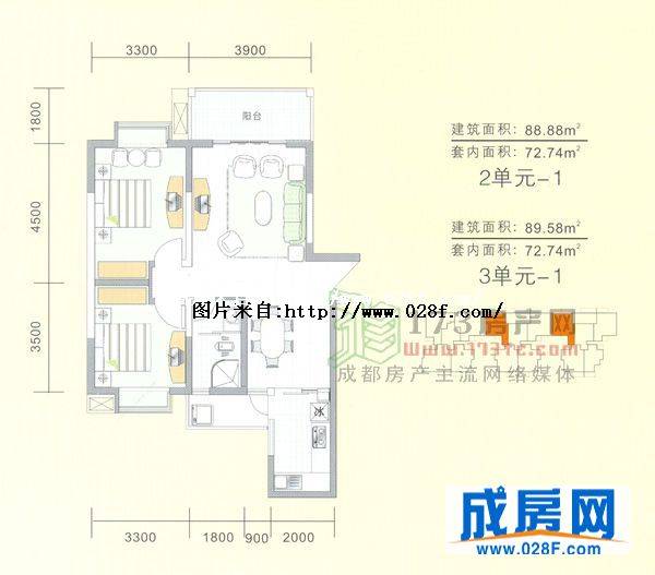 蜀光新城户型图,点击放大