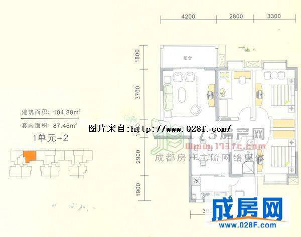 蜀光新城户型图,点击放大