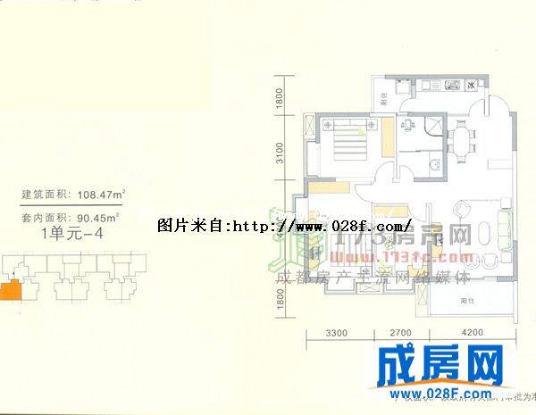 蜀光新城户型图,点击放大