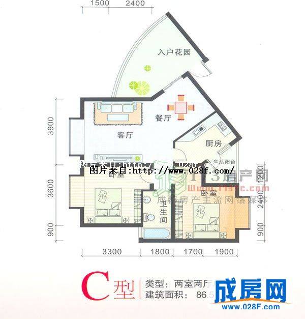 德坤·雅逸居户型图,点击放大