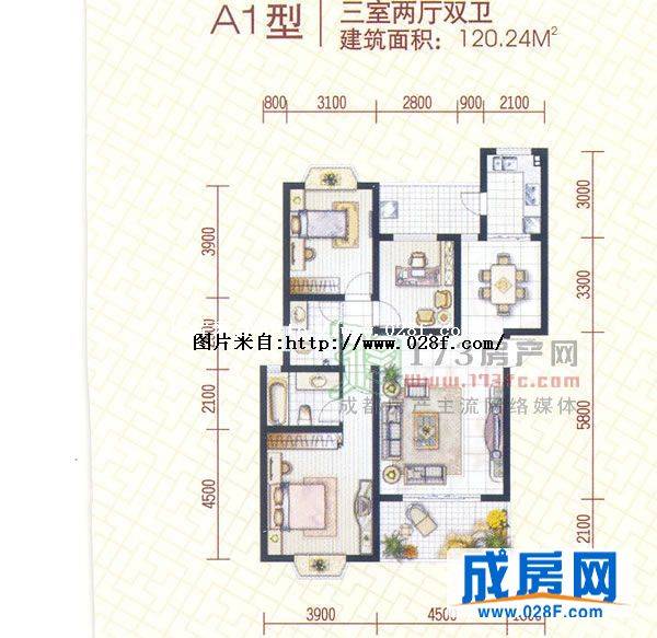 家和盛世户型图,点击放大