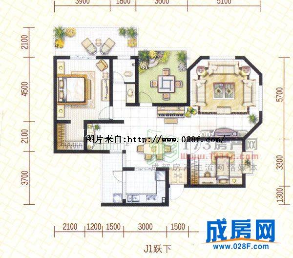 家和盛世户型图,点击放大
