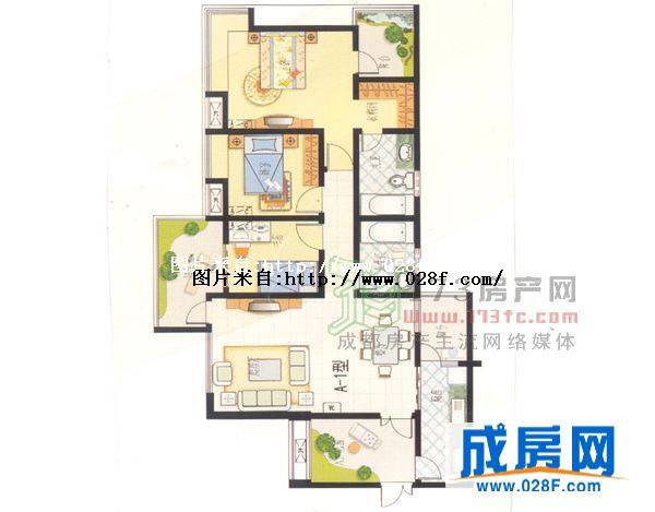 南阳盛世户型图,点击放大