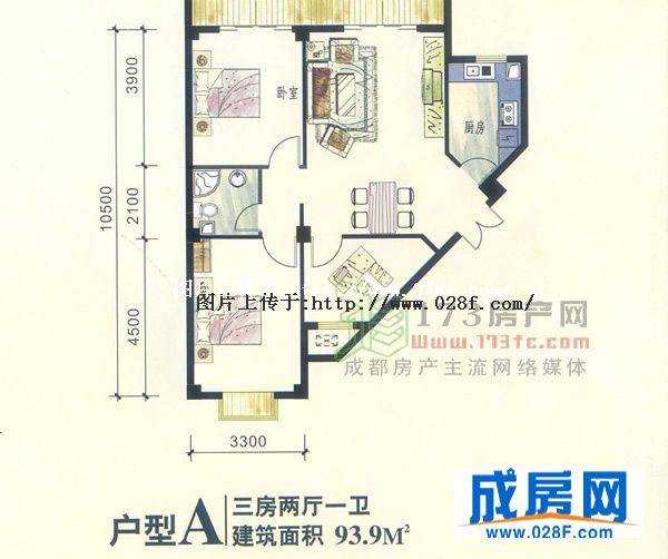 鸿运之星户型图,点击放大
