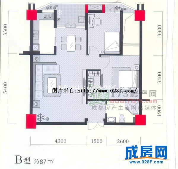 香月楠岸户型图,点击放大