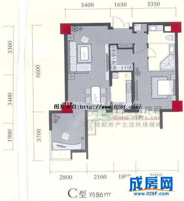 香月楠岸户型图,点击放大