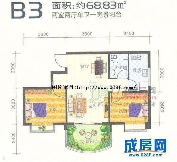 澳林春天户型图,点击放大