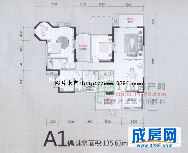 万基·金蓝湾户型图,点击放大