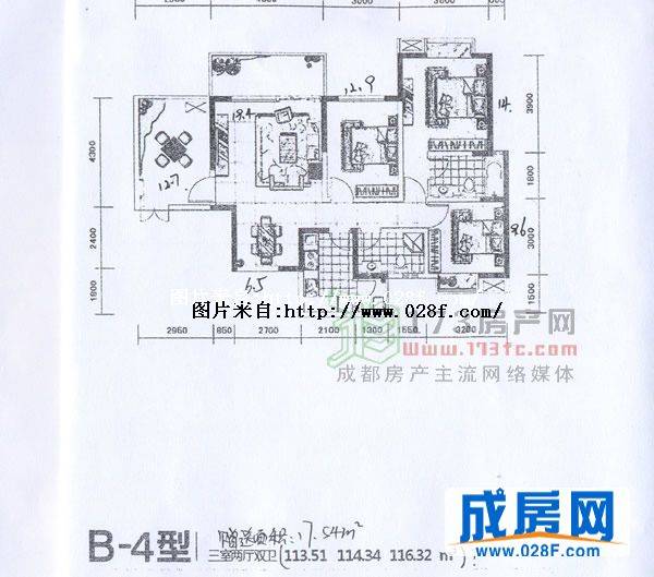 领峰户型图,点击放大