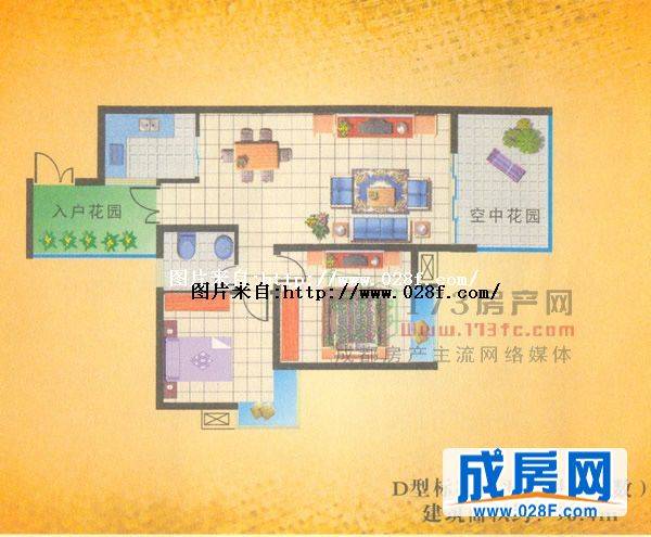 师大现代花园户型图,点击放大