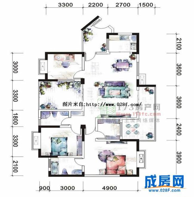 翡翠半岛国际社区户型图,点击放大