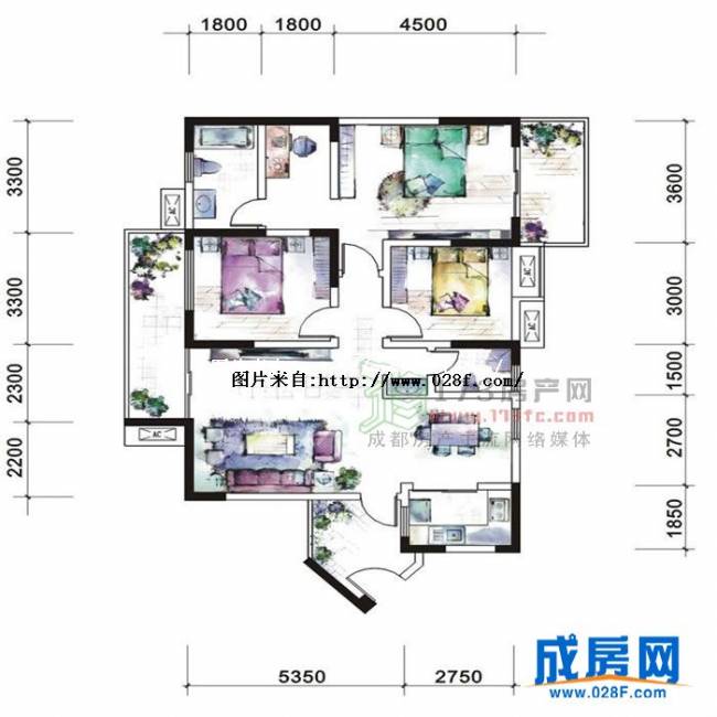 翡翠半岛国际社区户型图,点击放大