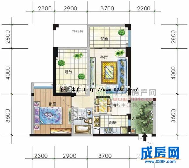钱隆天下户型图,点击放大